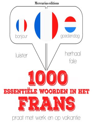 cover image of 1000 essentiële woorden in het Frans